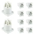 thumbnail image 1 of 10 Uds Conector Powercon 3 Pines 20A 250V Enchufe de Panel Altavoz Potencia Hembra para IluminacióN Escenario Pantalla LED, Gris, 1 of 5