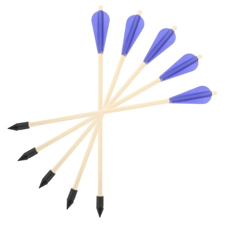 Masteelf 5pcs Arrows for Tossing Game Practice Arrows Throwing Pot Toss Arrows Funny Arrow Toys Wooden Arrows Prop Arrows for Tossing Party Game Pot Throwing Arrows Funny Arrow Toys