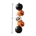 thumbnail image 3 of Halloween Stacked Light Up Pumpkin Lantern Statue, Multi-Color LED Pumpkin Tower Figurine, Halloween Glowing Pumpkin Stack Decor, for Front Yard, Porch, Lawn, Party, 3 of 7