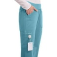 thumbnail image 4 of Cherokee Workwear Revolution Women's Scrubs Pant Mid Rise Straight Leg Pull-On WW110, 4 of 10