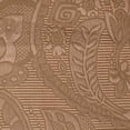 thumbnail image 3 of Collections Etc Alexandria Tone-on-Tone Jacquard Design Furniture Throw Chocolate Sofa, 3 of 4