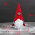 thumbnail image 3 of Gorro de punto de cinco estrellas de anciano sin rostro, muñeca de hadas, decoraciones para ventanas, 3 of 3