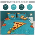 thumbnail image 6 of Fun Pizza Bedding Set with Zipper Closure for Girls & Boys, 6 of 6