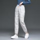 thumbnail image 1 of Pantalones de algodón ligeros para mujer, ropa exterior de moda para invierno, pantalones rectos, sueltos, adelgazantes, pantalones cálidos de talla grande para mujer, 1 of 5