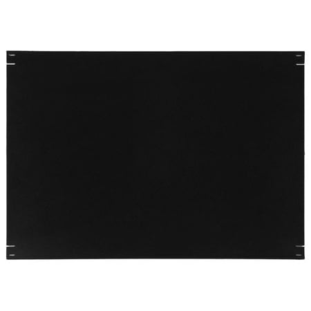 8U Blank Panel 19 Equipment Rack - Black ER8B