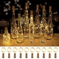 thumbnail image 1 of Luces para botellas de vino Brightown, 20 LED, impermeables, paquete de 10, 1 of 8