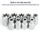 thumbnail image 5 of Llave Inglesa 19 Unids/set 1/2 Pulgadas Drive Star Kit De Brocas Hexagonales Tipo E Macho Hembra Herramienta De Reparación De Automóviles, 5 of 7
