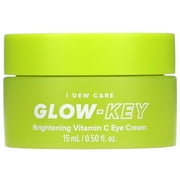 I DEW CARE Eye Cream with Applicator - Glow-Key | Guava Extract, Vitamin C, Hyluronic Acid & Niacinamide for Under Eye Treatment, Brightening & Hydrating, 0.50 Fl Oz