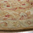 thumbnail image 4 of SAFAVIEH Anatolia Tyler Traditional Wool Area Rug, Strawberry/Ivory, 4' x 4' Round, 4 of 10