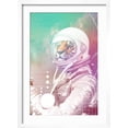 thumbnail image 2 of Art.com Astronaut Tiger Art Print, White Frame Wall Art, 17" x 23", 2 of 5
