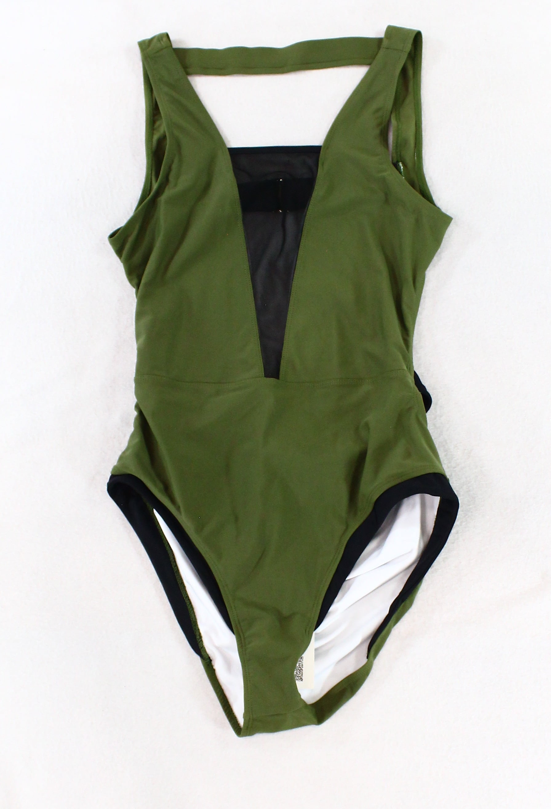 cupshe olive green one piece