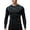 Black, variant on yillto Men's Muscle Shirts Long Sleeve Casual Athletic Lightweight Workout Tops Gym Running Top Undershirts