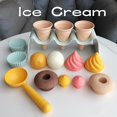 thumbnail image 3 of Kids Beach Toys, Play House Play Sand, Wheat Grass Material, Cute Ice Cream Toys, Fun Beach Play Sand Worker Set, Christmas Gift, 3 of 6