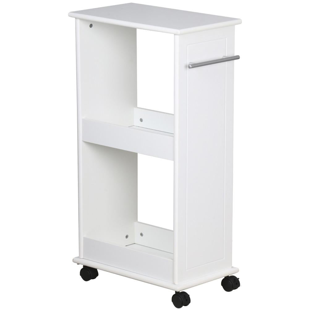 Yaheetech Mobile Storage Cart Toilet Shelf Space Saving Slim Rolling Yaheetech Mobile Storage Cart Toilet Shelf Space Saving Slim Rolling Bathroom Laundry Rack Com