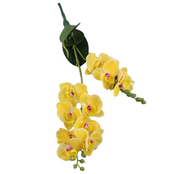 Bgsha 12 Heads 50CM Artificial Butterfly Orchid Fake Moth Orchids Flowers Home Decor