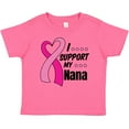 thumbnail image 3 of Inktastic Breast Cancer Awareness I Support My Nana with Pink Ribbon Boys or Girls Baby T-Shirt, 3 of 5