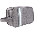 thumbnail image 1 of Neceser de viaje para hombre gris de 1 pieza, neceser de viaje, bolsa húmeda y seca con asa para viajes, baño, gimnasio y vacaciones Sailing Electrónica, 1 of 5