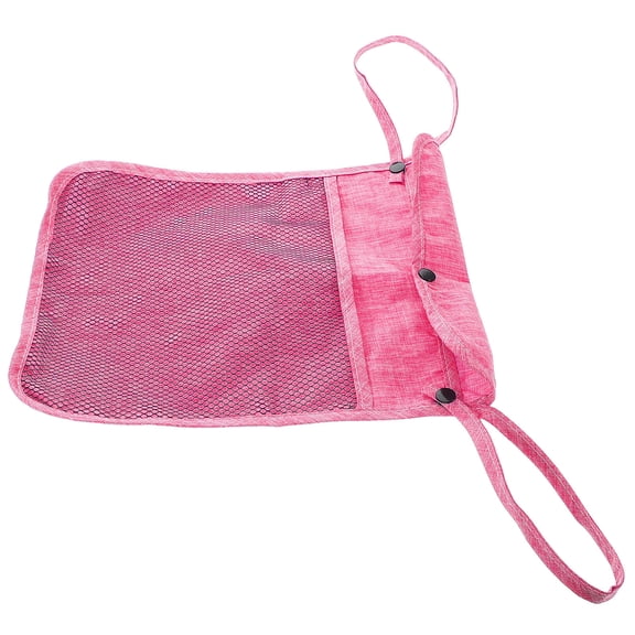 Homoyoyo Rosy Linen Baby Stroller Organizer Bag with Large Capacity, Multiple Pockets for Easy Storage and Travel Convenience