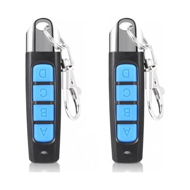 stanreset ABS Garage Door Remote Controller Handheld Stylish Replacement 4 Button Multifunctional Gate Duplicators Copier Blue