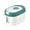Lake blue, variant on One Touch Sealed Grains Dispenser Durable PP Plastic Kitchen Organizers