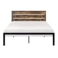 thumbnail image 3 of Lexicon Marshall Metal and Wood Platform Full Bed, 3 of 8
