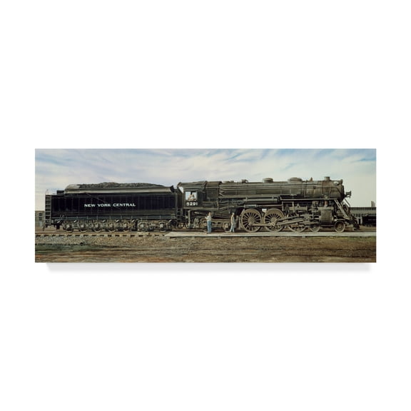 Trademark Fine Art 'N Y Central Hudson' Canvas Art by Jack Wemp
