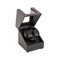 thumbnail image 3 of TISHITA Automatic Watch Winder PU Leather Single Winding Box Display USB Organizer Watch A, 3 of 8