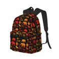 thumbnail image 2 of Picia Animal Large Capacity Backpack Classic Style Backpack Casual Backpack Water-Resistant School Work Travel Outdoor Backpack, 2 of 8