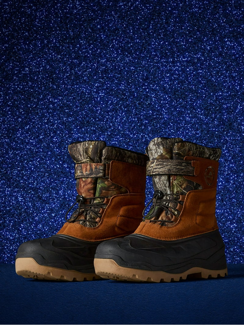 Ozark Trail Pac Mens Winter Boots, leather upper, Waterproof Thinsulate, 10 Ozark Trail Men main image 4