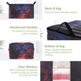 thumbnail image 4 of WOBOGO Lion Face with Glowing Eyes Clothes Storage 2Pack Foldable Thick Fabric Blanket Organizer Bag with Handle 21.65×13.78×12.4in, 4 of 7