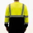 thumbnail image 5 of D & S 2-Tones Mesh Reflective Safety T-Shirt, Long Sleeve, 12 Pack - 100% Polyester, Size: Adult, 5 of 5