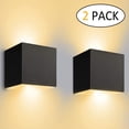 thumbnail image 1 of 12W Appliques Murales Modernes LED 2 Pièces Appliques Murales 3000K Blanc Chaud LED avec Angle de Faisceau Réglable IP65 Imperméable à l'Eau 1000lm, 1 of 4