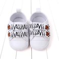 thumbnail image 4 of Ketyyh-chn99 Baby Girls Boys Booties Kids Shoes Baby Boots for Infant Toddler Boys Girls Ankle Warm Plush Lining House Slippers Little Kids Winter Shoes for Indoor Outdoor Walking White,4, 4 of 5