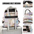 thumbnail image 3 of FORMRS Mini Backpack Purse for Women Travel Daypack Casual Shoulder Bag, Elegant Marble Pattern, 3 of 7