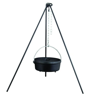 Camp Chef Dutch Oven 50" Tripod, Steel Chain for Hanging Cookware, TRIPOD50