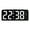 B, variant on zhonghuaying LED Digital Clock with Large Display, Adjustable Brightness Alarm Clock with Day of Week, for Bedroom and Desk