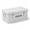 White, variant on Green Galvanized Steel Seed Storage Box With Lid, Handle and 4 Compartments
