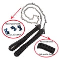 thumbnail image 4 of Outdoor Hand Chainsaw Portable Mini Pocket Chain Saw With Paracord Handle Outdoor Survival Gear Hand Saw, 4 of 7