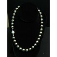 thumbnail image 3 of GIA TAHITIAN BLACK LIPPED OYSTER GRAY PEARL NECKLACE 18KT 1.00CT CLASP, 3 of 10