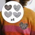 thumbnail image 4 of AMLESO Rhinestone Glitter Applique Decor Sequins Bling Patches DIY for Hat Bag Accs 16Pcs, 4 of 8