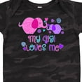thumbnail image 4 of Inktastic My Gigi Loves Me Cute Elephants Boys or Girls Baby Bodysuit, 4 of 5