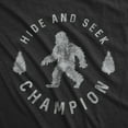 thumbnail image 2 of Womens Hide and Seek Champion T shirt Funny Bigfoot Sasquatch Vintage Graphic Womens Graphic Tees, 2 of 9