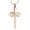 Rose Gold, variant on Infinity Cross Cremation Jewelry Religious Cross Urn Necklace for Ashes Ashes Holder Memorial Urn Necklace Cremation Jewelry for Human Pet