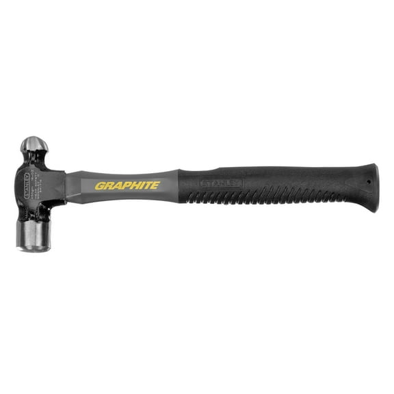 Stanley 54-716 Jacketed Graphite Ball Pein Hammer, 16 Oz, Each