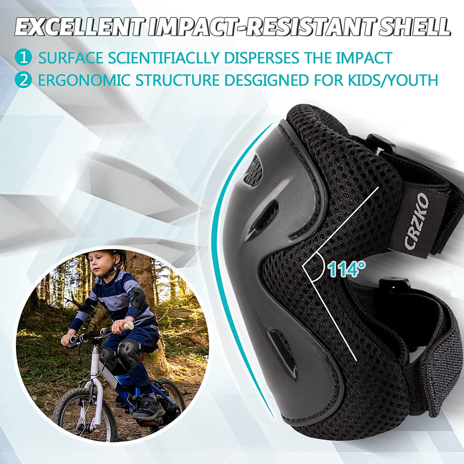 Mountain bike pads set hotsell