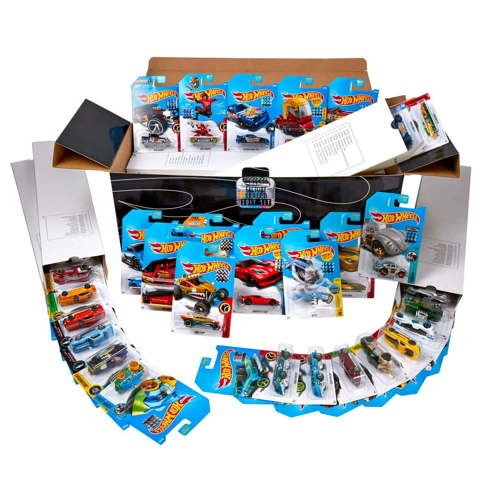 Hot Wheels 2017 105Car Collector Set, 164 Scale (Set 3/4) Walmart
