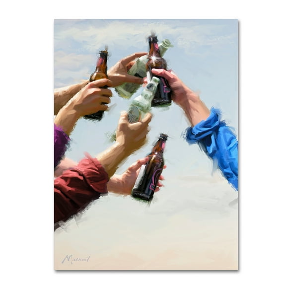 Trademark Fine Art 'Lads Celebration' Canvas Art by The Macneil Studio