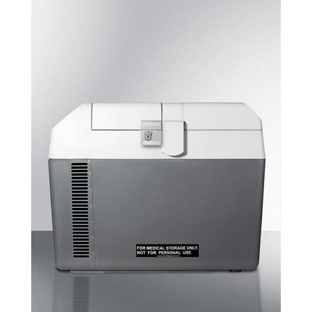 Portable Refrigerator/Freezer  Gray with Lock