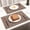 Apricot, variant on Cloth Placemats,Fabric Mat,Cotton Linen Blend Machine Washable Double Layered Durable Place Mats Heat Resistant Placemats Wrinkle Free Thick Fabric Dining Table Mats(Red)