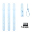 thumbnail image 5 of Organizador de cables de silicona ajustable, correa de almacenamiento de cables de datos, enrollador de auriculares, cinta adhesiva suave antipérdida, 5 of 5